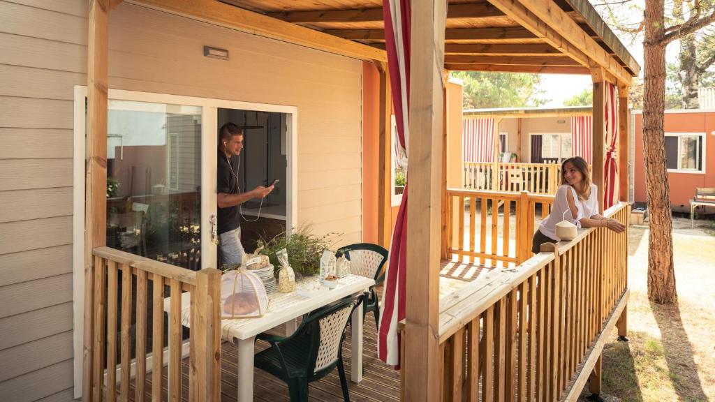 Balkón nebo terasa v ubytování Residence Punta Spin
