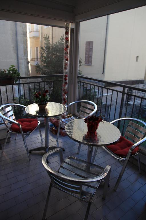 Balkón nebo terasa v ubytování Bella Pescara B&B