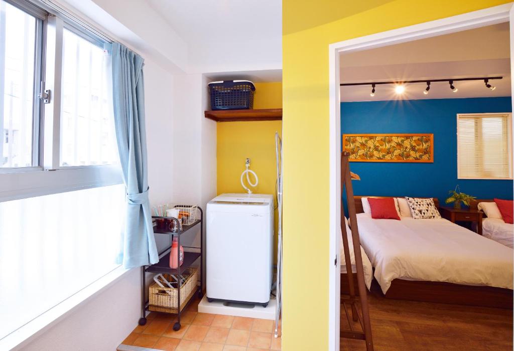 Letto o letti in una camera di Douce