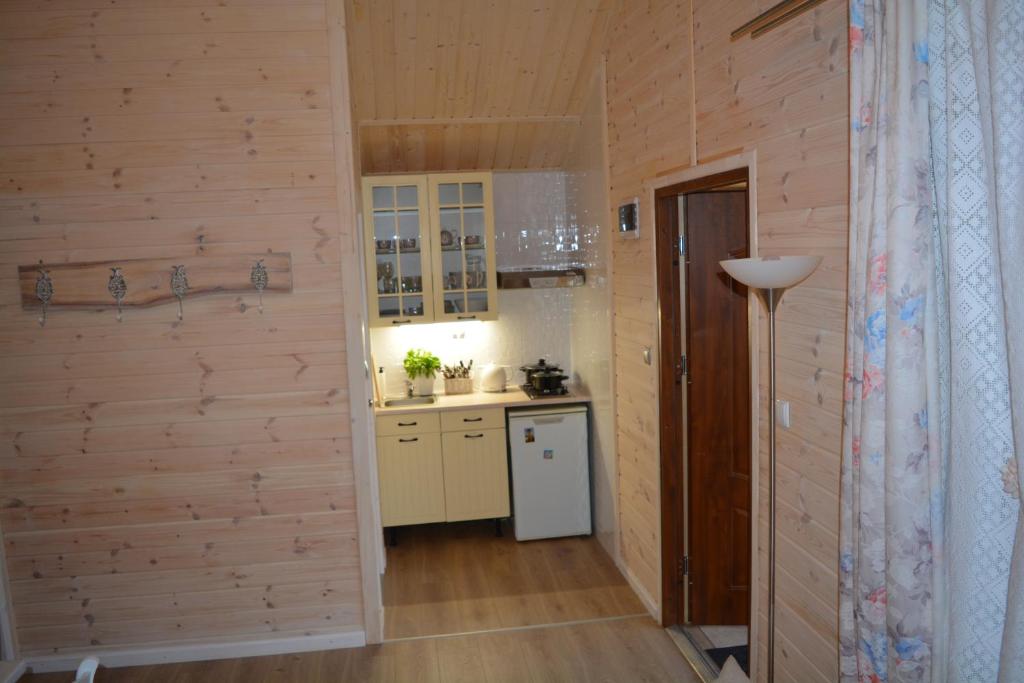 Kuchyň nebo kuchyňský kout v ubytování RÓŻANY ZAKĄTEK