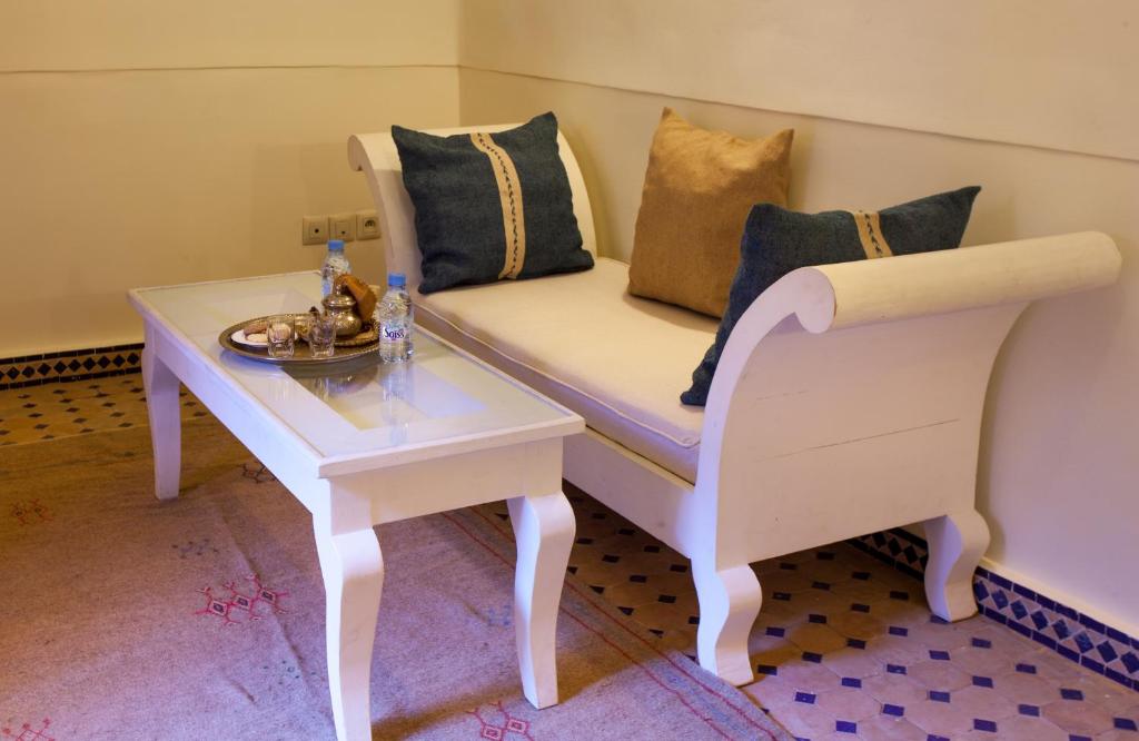 Posezení v ubytování Riad Chams Marrakech