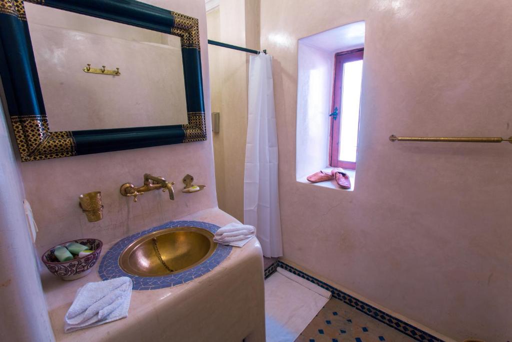 Koupelna v ubytování Riad Chams Marrakech
