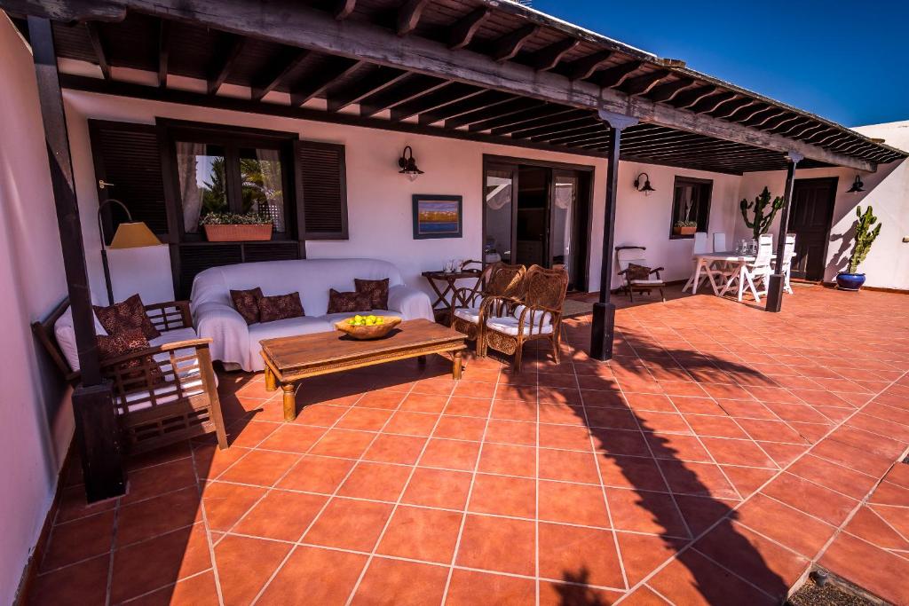 Balkón nebo terasa v ubytování Villa Carmen Lanzarote