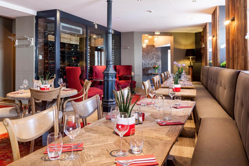Nápoje v ubytování Logis Hôtel-Restaurant du Mouton