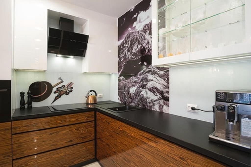 Kuchyňa alebo kuchynka v ubytovaní VIP Apartamenty POD KROKWIĄ SPA