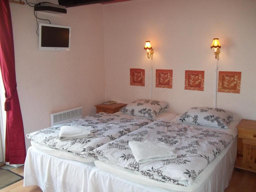 Postel nebo postele na pokoji v ubytování Bed and Breakfast Vester Hjermitslev