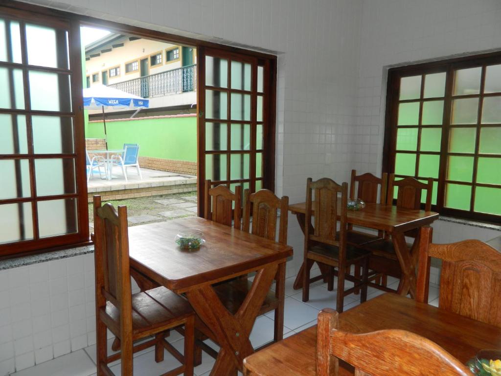 Restaurace v ubytování Pousada Flor de Paraty