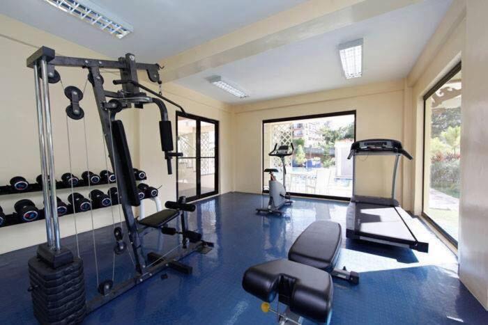 Fitness centrum a/nebo fitness zařízení v ubytování Spacious and cozy for families