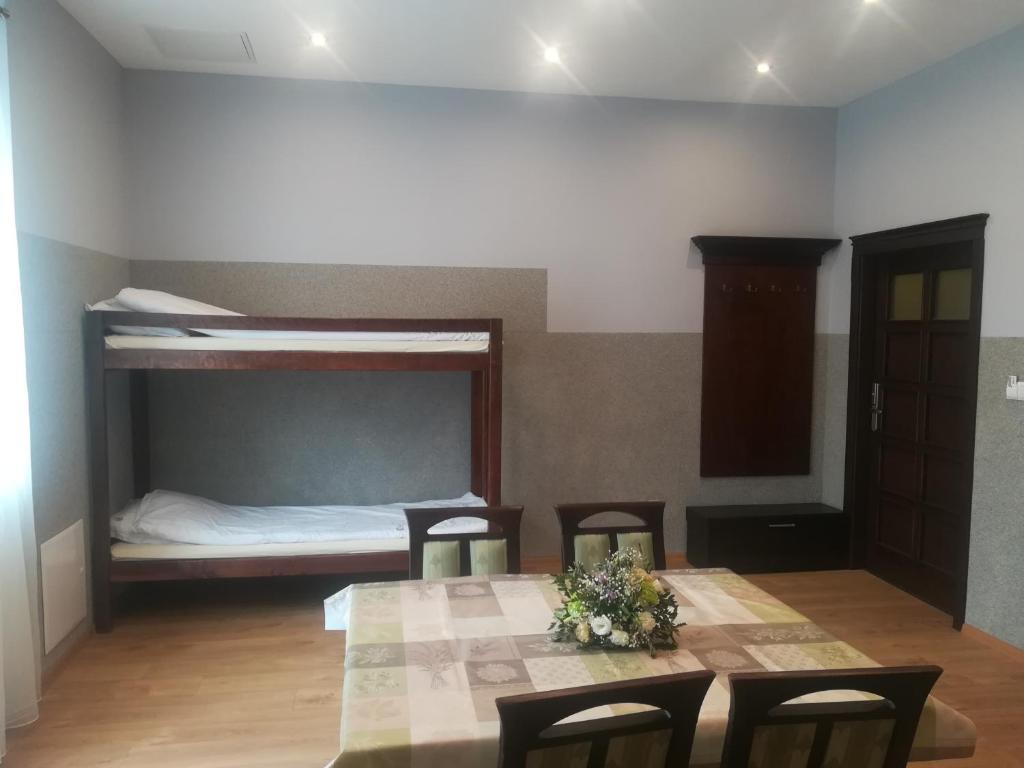 Postel nebo postele na pokoji v ubytování Pensjonat Sielec