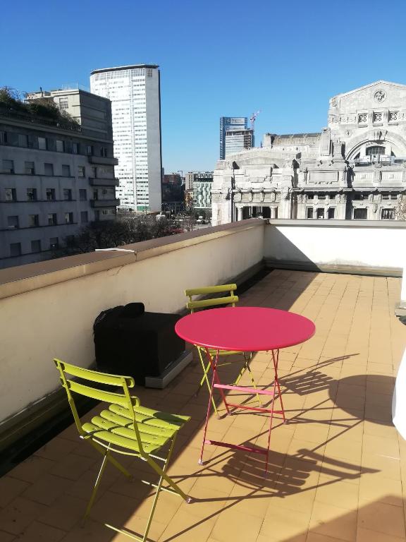 Balkón nebo terasa v ubytování Hotel Bristol