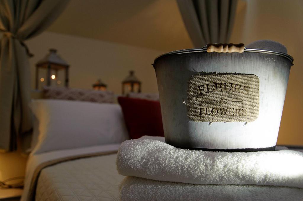 Posteľ alebo postele v izbe v ubytovaní Xenía B&B