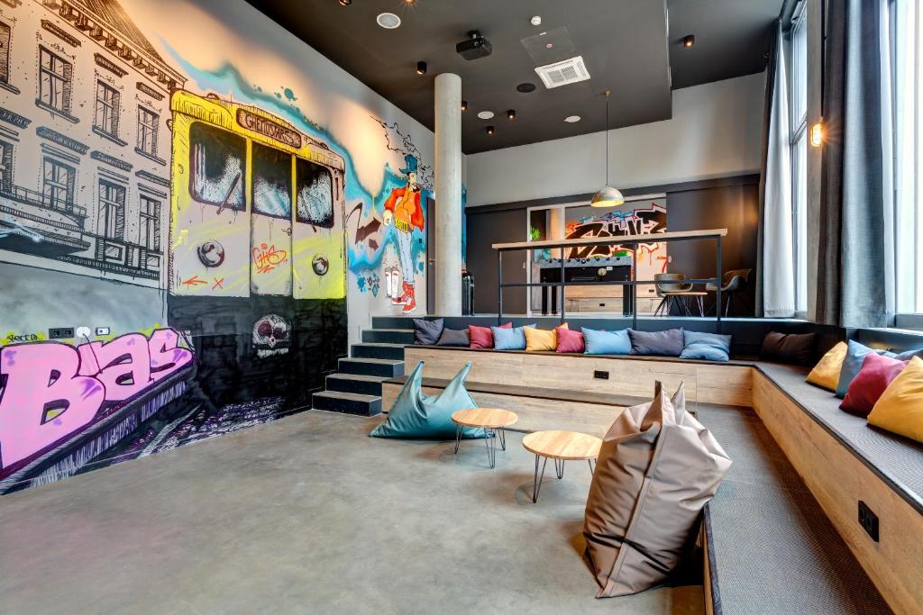 Schulz Hotel Berlin Wall at the East Side Gallery - Resim 45