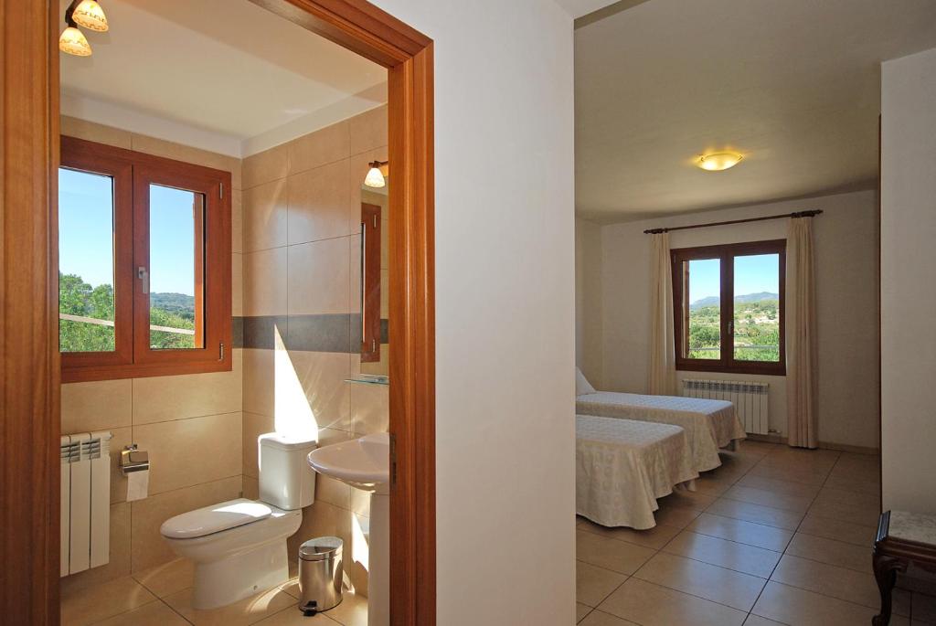 Koupelna v ubytování Villa Blanquerna