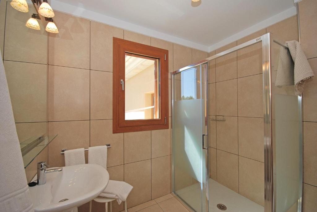 Koupelna v ubytování Villa Blanquerna