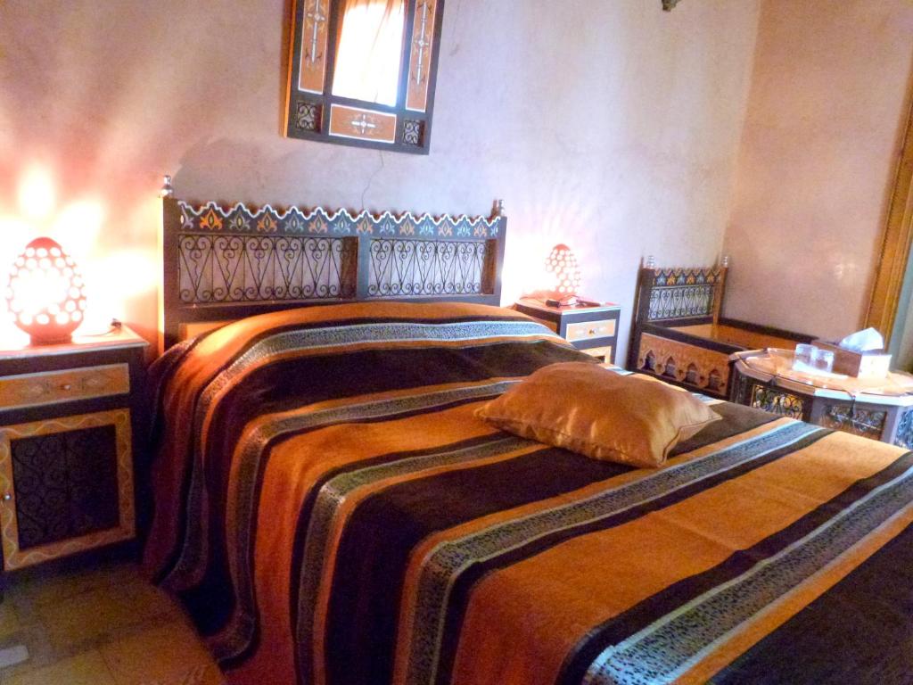 Postel nebo postele na pokoji v ubytování Riad Habib