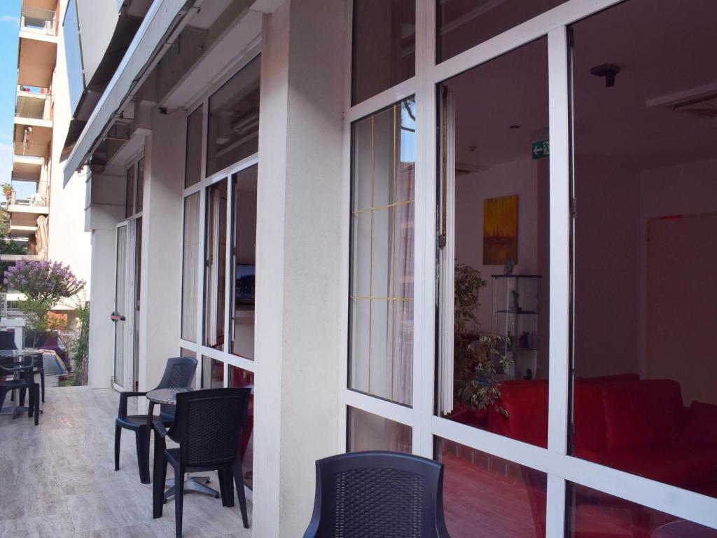 A balcony or terrace at Hotel Bamby