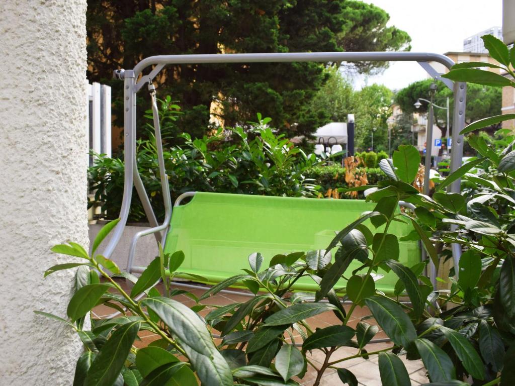 A garden outside Hotel Bamby