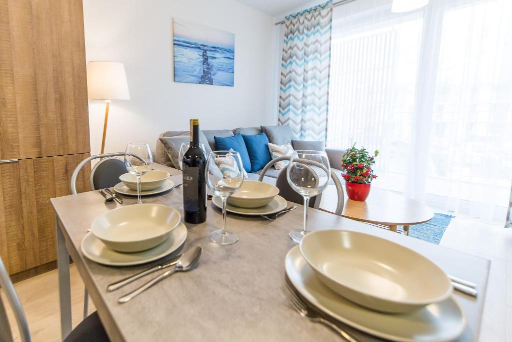 Feniks Apartamenty - Baltic Summer SPA - Apartment With Pool View