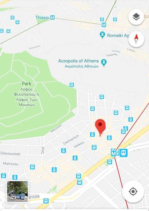 Kép Stefanias sunny Acropolis Studio on Drakou pedestrian szállásáról Athénban a galériában
