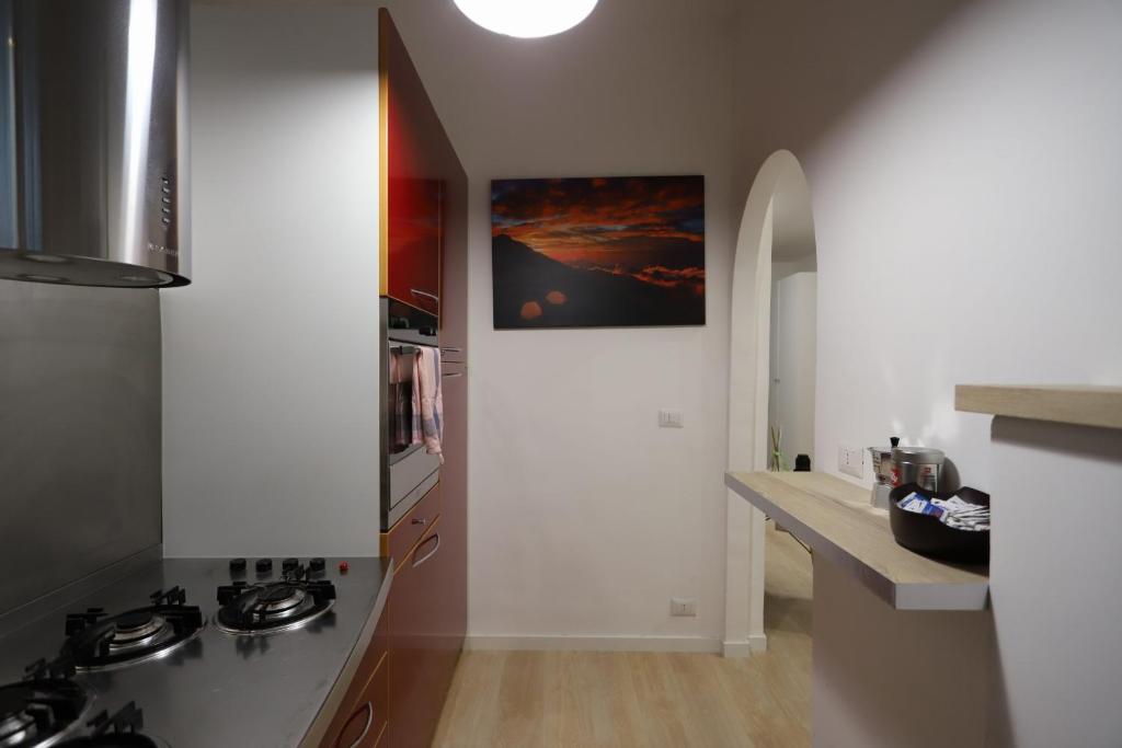 Kuchyň nebo kuchyňský kout v ubytování Aliska's home