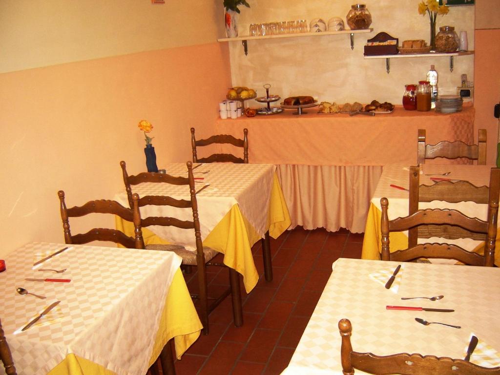 Restaurace v ubytování B&B Casale Ginette