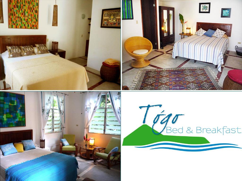 Postel nebo postele na pokoji v ubytování Togo B&B Farallon