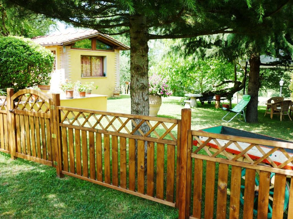 Zahrada ubytování B&B Casale Ginette