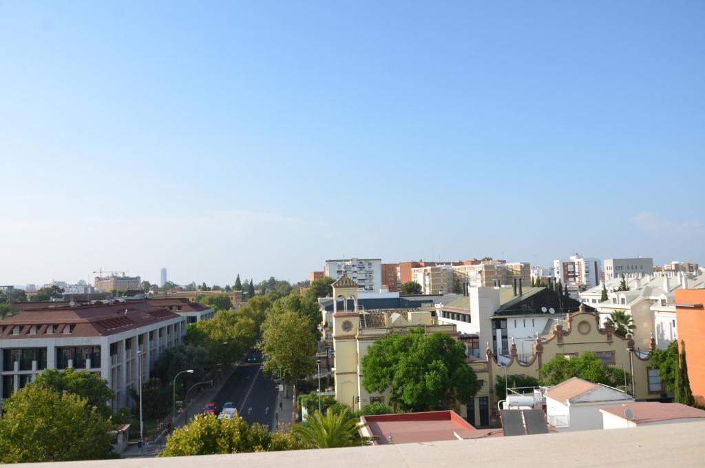 A general view of Sevilla or a view of the city taken from a panziókat