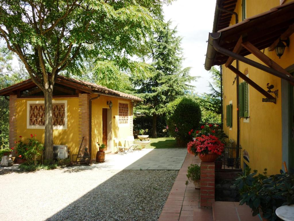 Zahrada ubytování B&B Casale Ginette