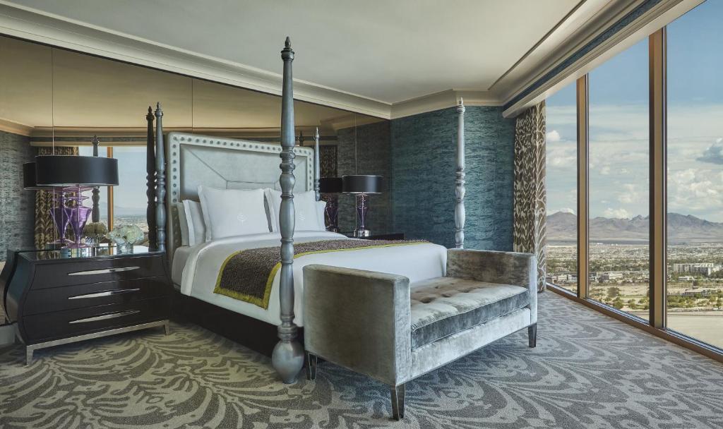 Four Seasons Hotel Las Vegas - Präsidentschaftssuite Mit Streifenansicht