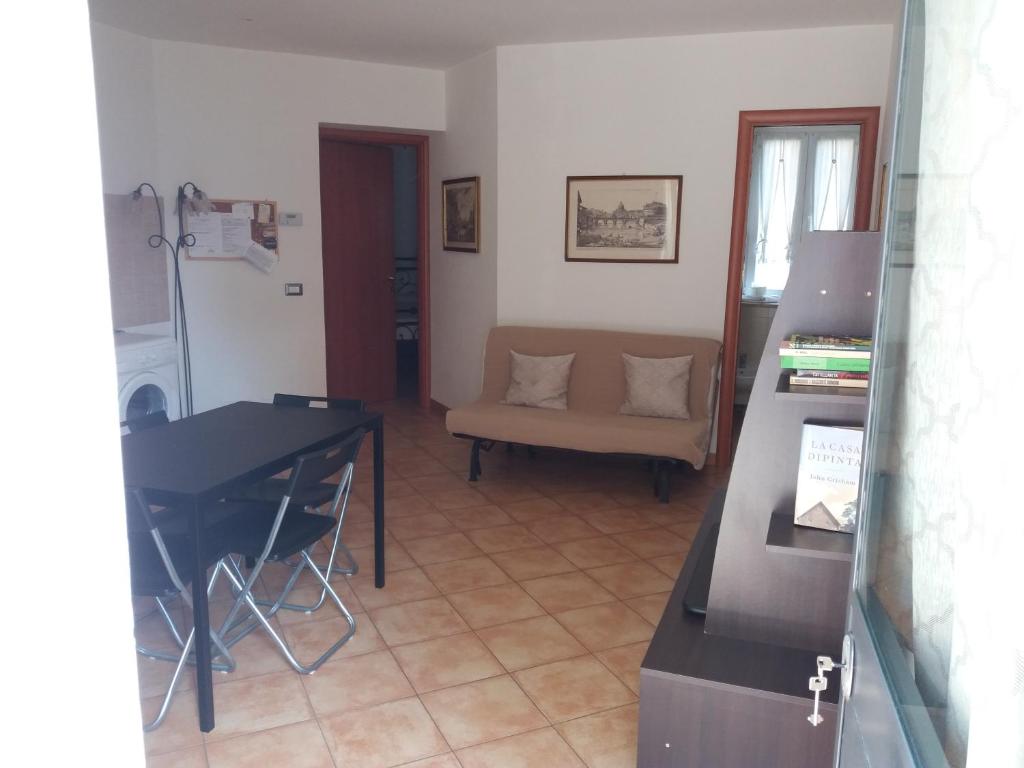 Uma área de estar em B&B Glicini