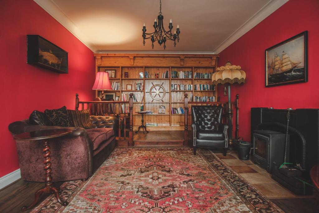 Posezení v ubytování Sligo Bay Lodge