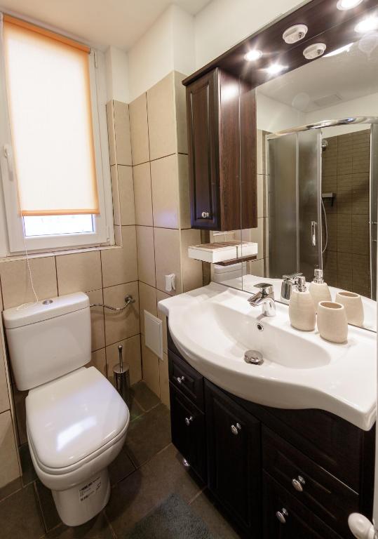 Koupelna v ubytování Urban Rooms