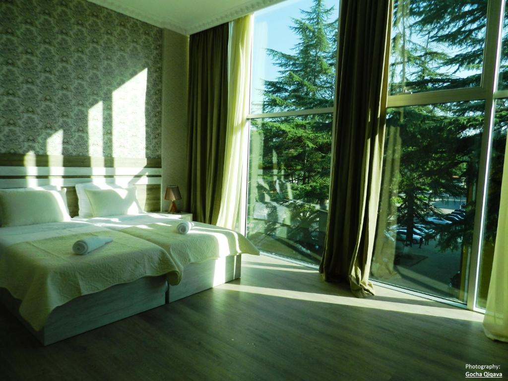 Postel nebo postele na pokoji v ubytování Resort Martvili