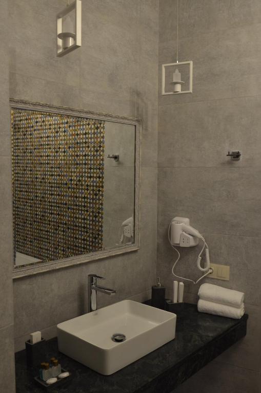 Koupelna v ubytování Hotel Griboedov
