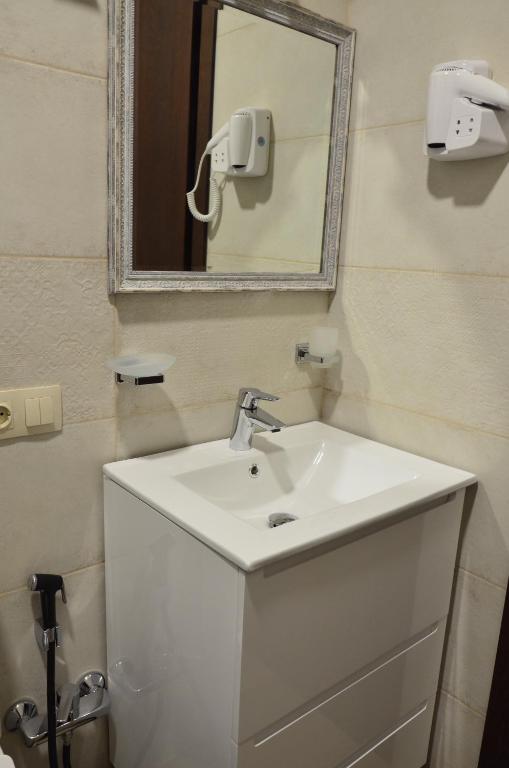 Koupelna v ubytování Hotel Griboedov