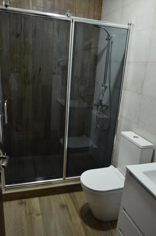 Koupelna v ubytování Hotel Griboedov