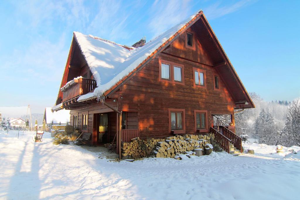 Chata Góralska Aggeusz om vinteren