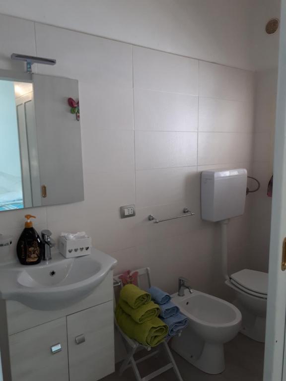 Koupelna v ubytování A casa di Rio