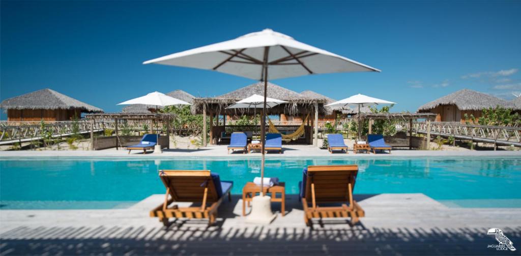A piscina localizada em Jaguaribe Lodge e Kite ou nos arredores