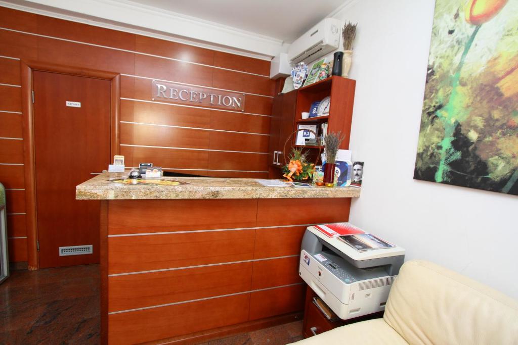 Kuchyň nebo kuchyňský kout v ubytování Guesthouse Villa Inn
