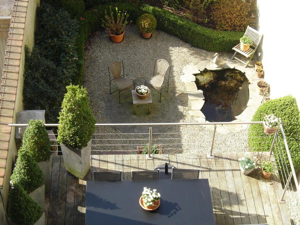 Zahrada ubytování B&B Villa Des Raisins