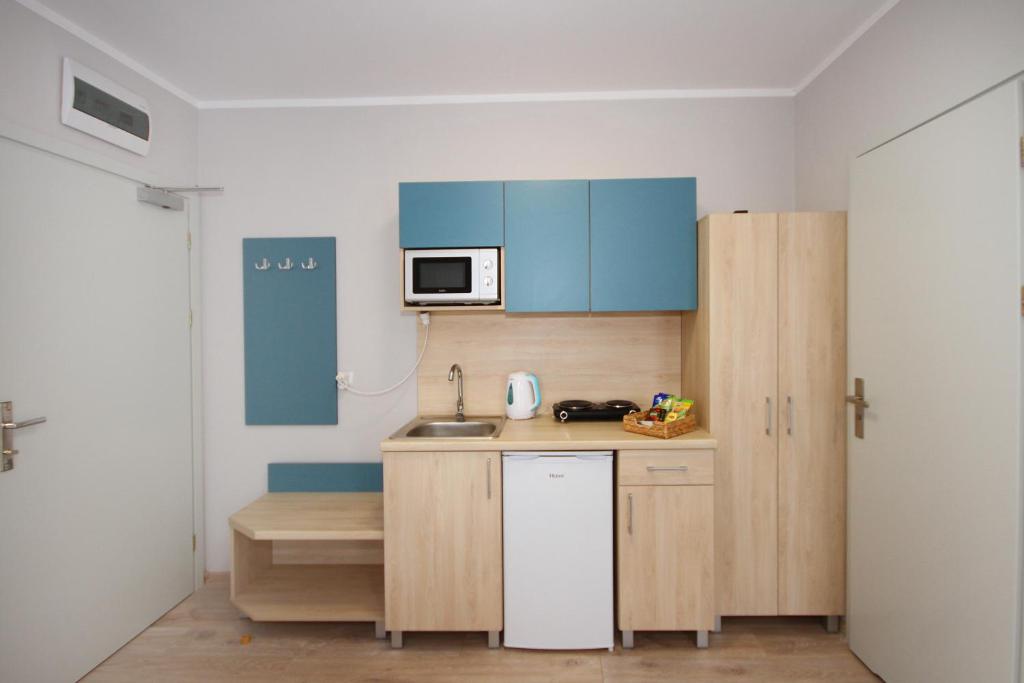 Kuchyň nebo kuchyňský kout v ubytování Willa Park Apartamenty