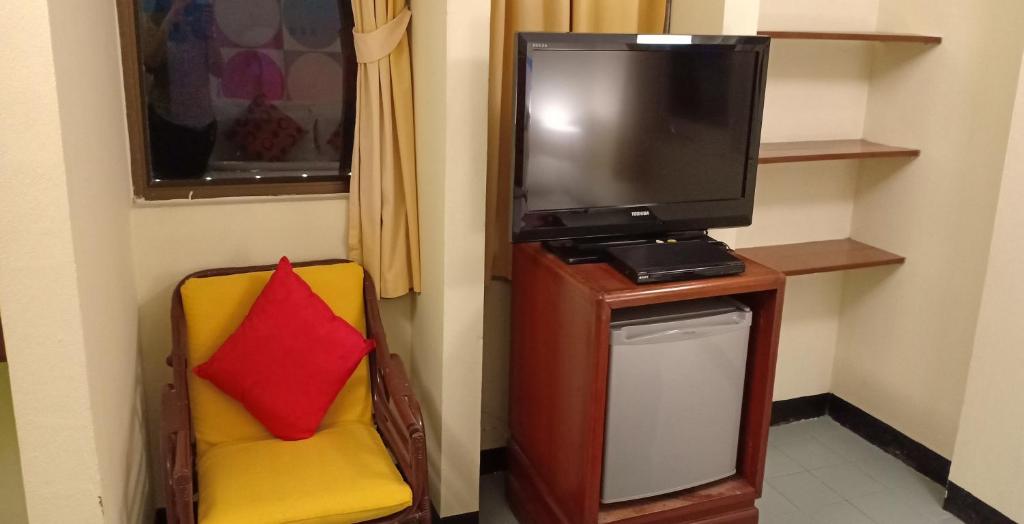 Kuchyň nebo kuchyňský kout v ubytování Sawasdee Sukhumvit Inn
