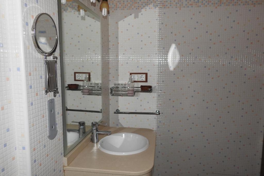Koupelna v ubytování Casa Rural Monfragüe