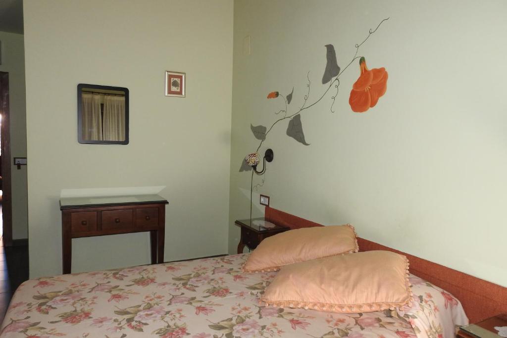 Postel nebo postele na pokoji v ubytování Casa Rural Monfragüe