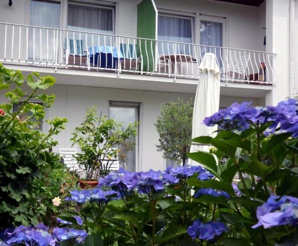 Balkón nebo terasa v ubytování Hotel Ebnet Garni