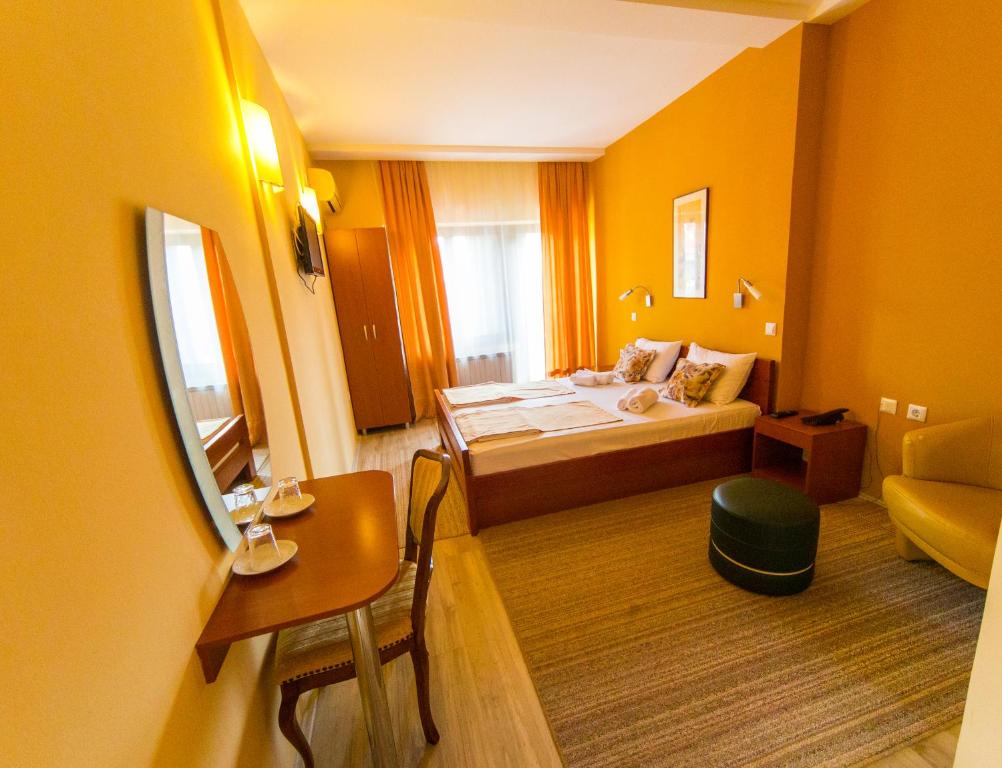 Postel nebo postele na pokoji v ubytování Hotel Pine