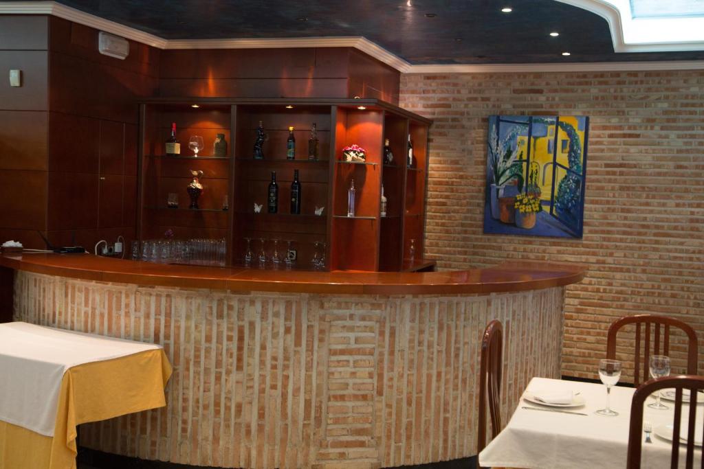 Lounge nebo bar v ubytování Hostal Acuario