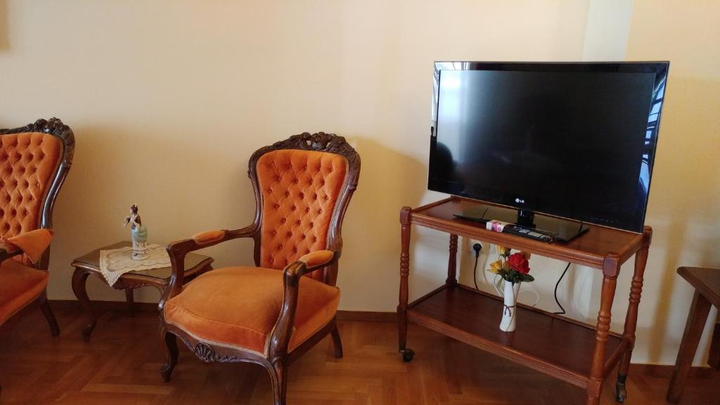Telewizja i/lub zestaw kina domowego w obiekcie Proteus Apartment